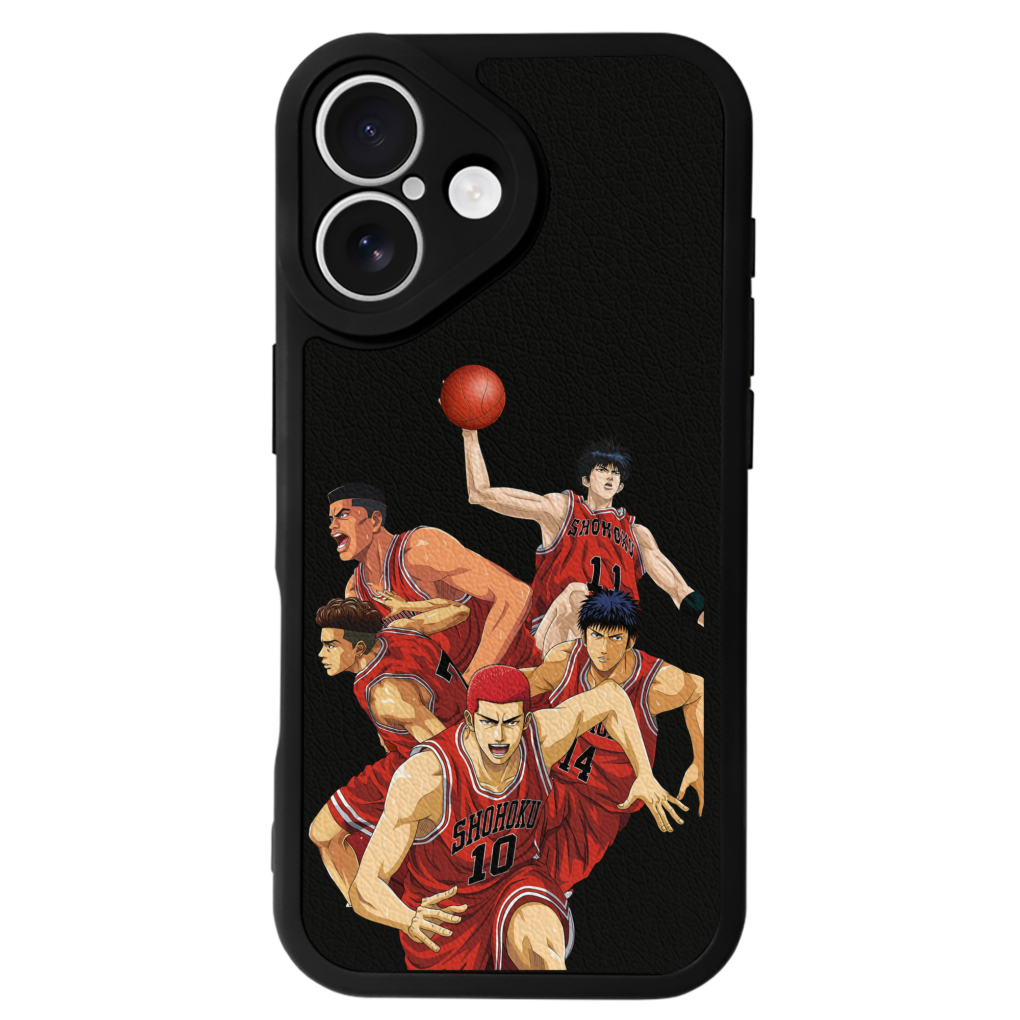（画像用） SLAM DUNK／スラムダンク 【iPhone 16シリーズ対応】シリコンスマホケース（レザー調） 材質：シリコン